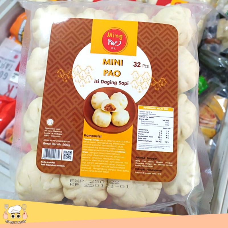 

Mingpao Minipao Mini Pao Sapi 500gr isi 32 Sorin Maharasa