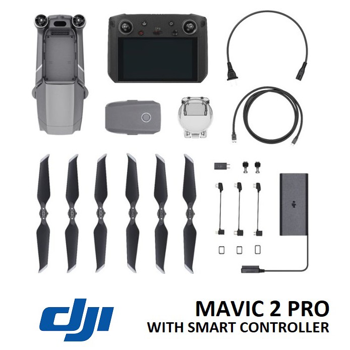 DJI MAVIC 2 PRO WITH SMART CONTROLLER -DRONE MAVIC 2 PRO GARANSI RESMI