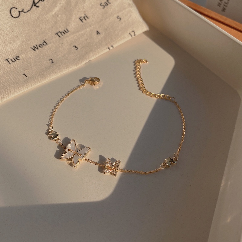 2022 Gelang Manik-Manik Opal Desain Ekor Ikan Untuk Wanita