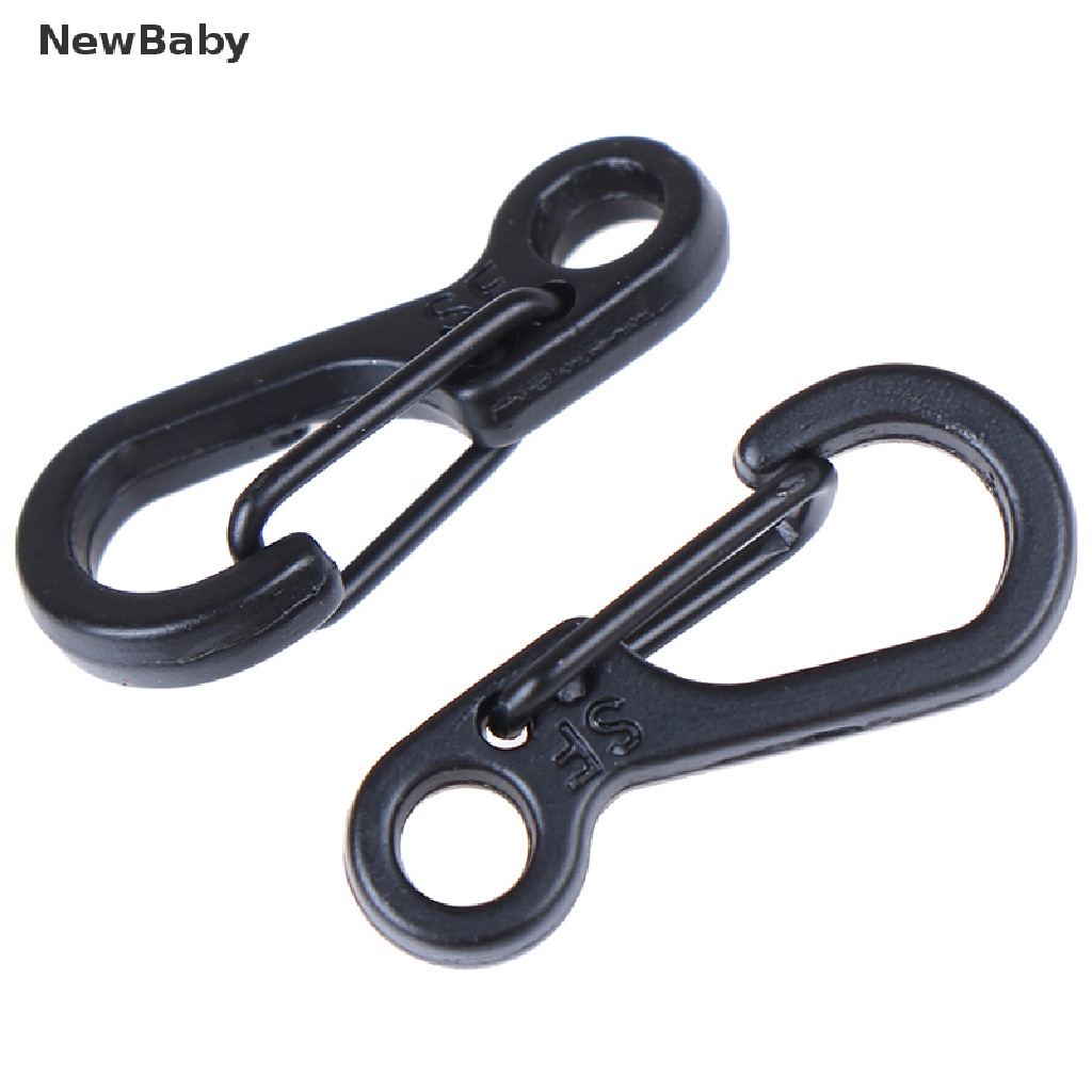 10pcs Klip Carabiner Mini Untuk Gantungan Kunci Camping