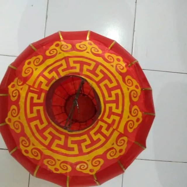 Hiasan gantung lampion outdoor imlek 55cm 22 inchi chinese new year