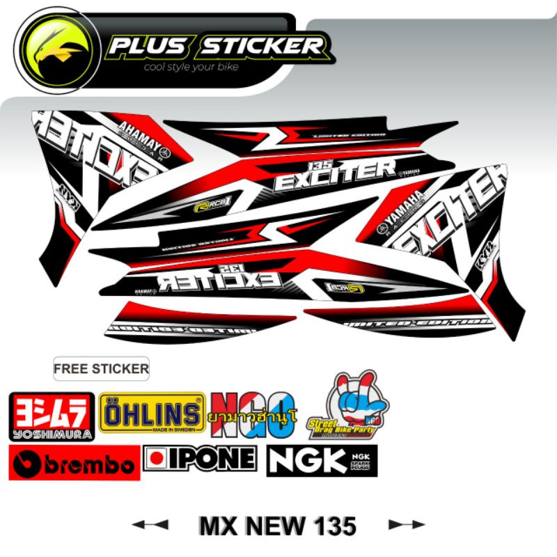 Stripping Jupiter MX new/MX new 135/sticker MX new Exciter