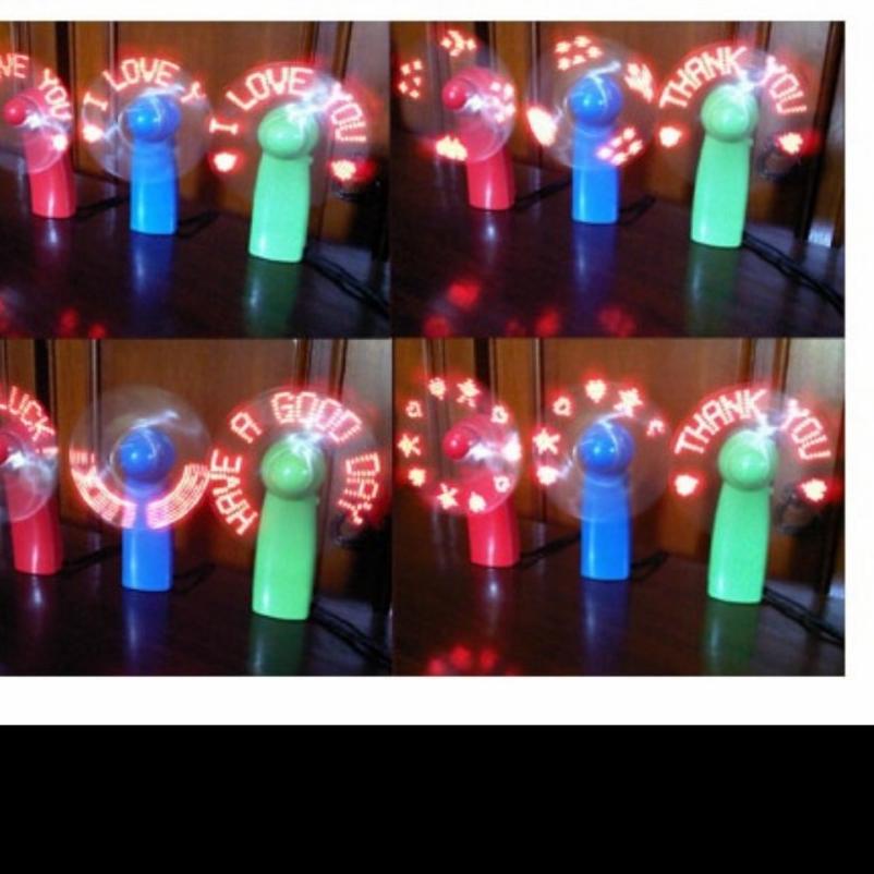 ➵ Kipas Tulisan Led Magic Mini Fan Promosi Souvenir Wedding Unik Handy ✸