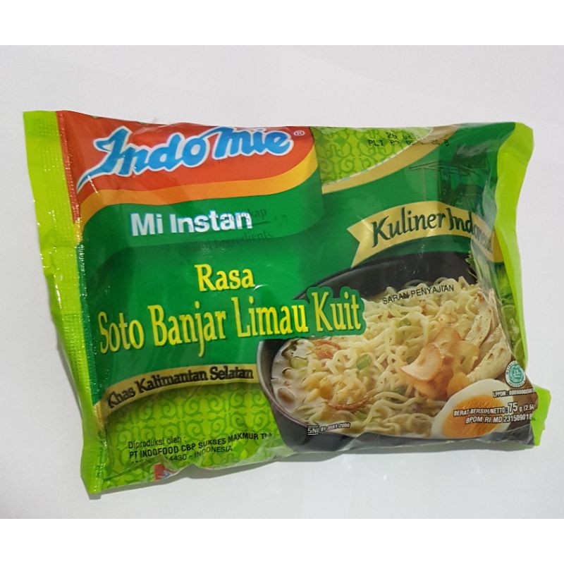 

Indomie rasa soto banjar limau kuit