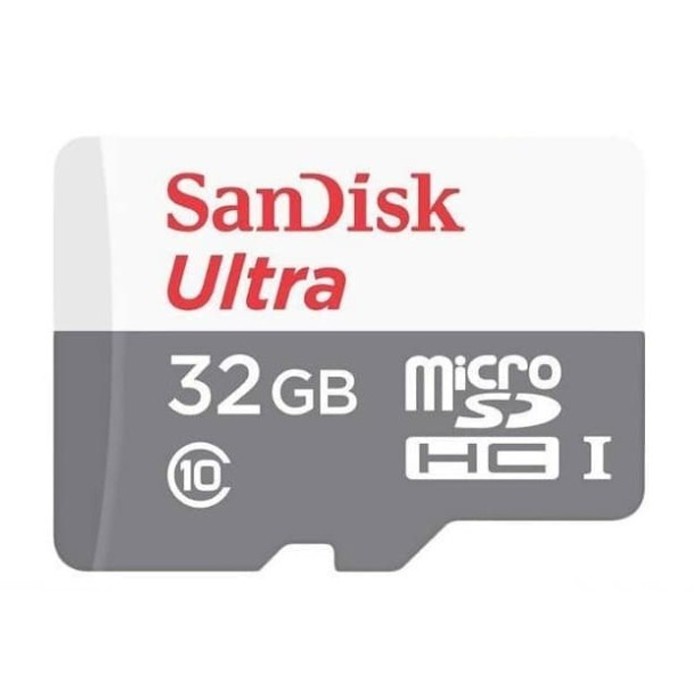 Sandisk MicroSD Ultra 100MB/S 32GB Class 10 UHS-1 - SDSQUNR-032G