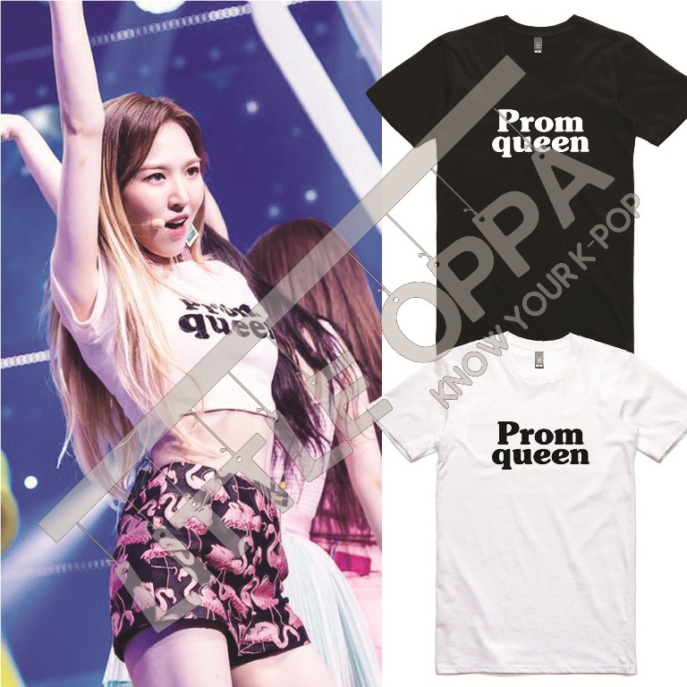 BAJU KAOS KPOP RED VELVET WENDY PROM QUEEN T-SHIRT