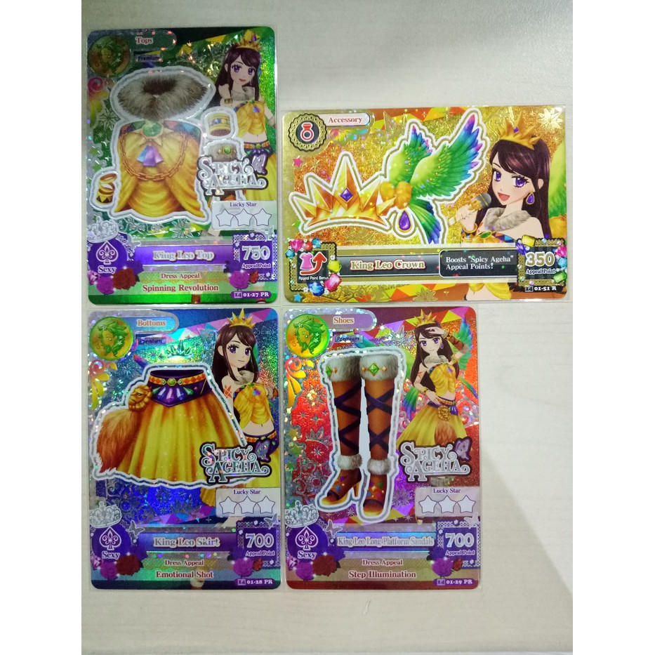 Hot Promo Aikatsu Premium S2V1 King Leo Set