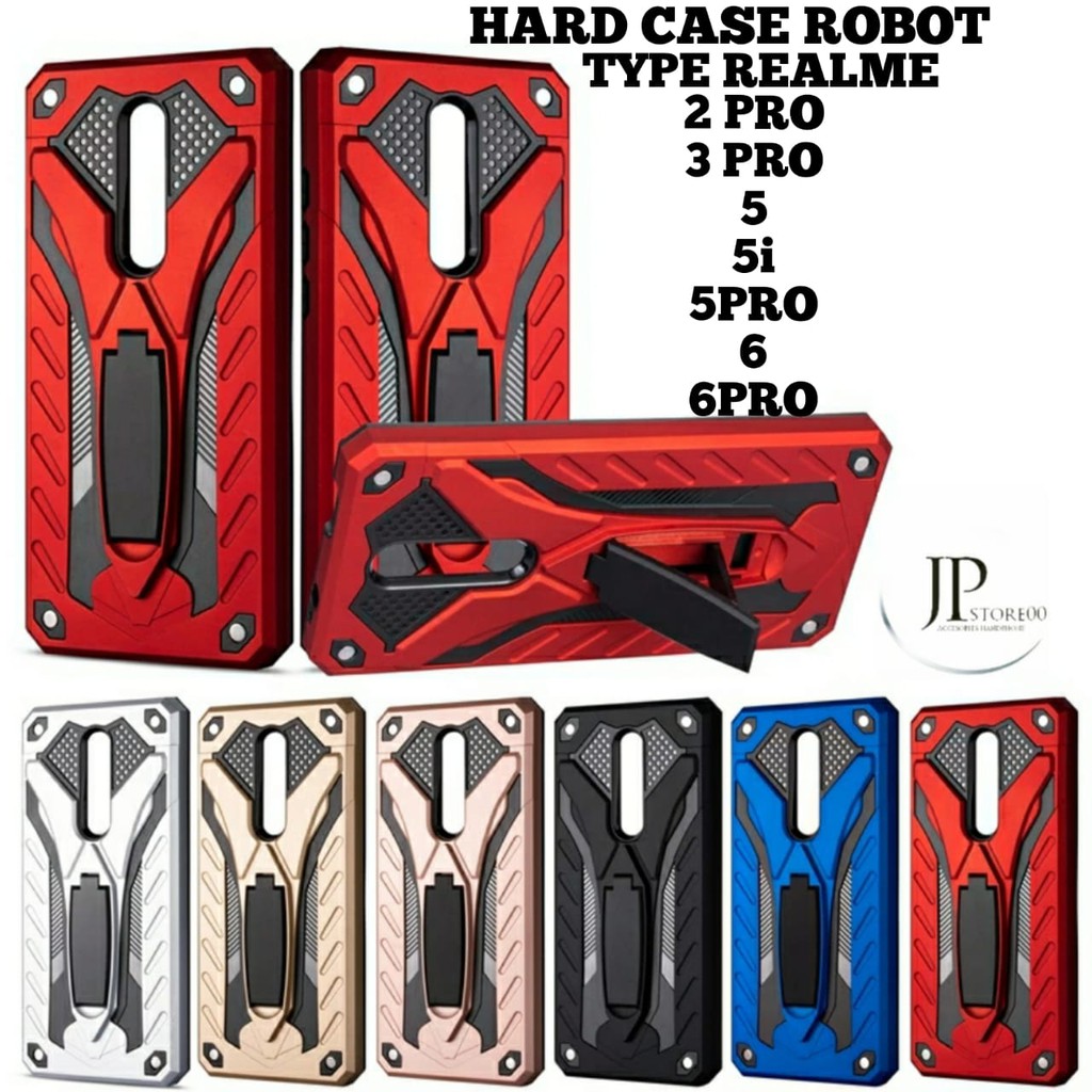 REALME 2PRO 3PRO 5 5i 5PRO 6 6PRO HARD CASE ROBOT TRANSFORMER STANDING
