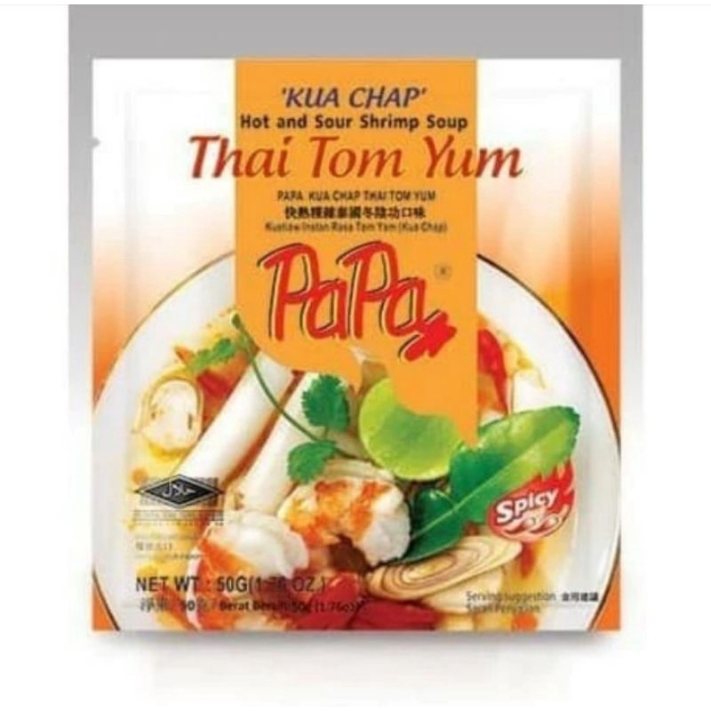 

Papa Kua Chap rasa tom yam 50gram