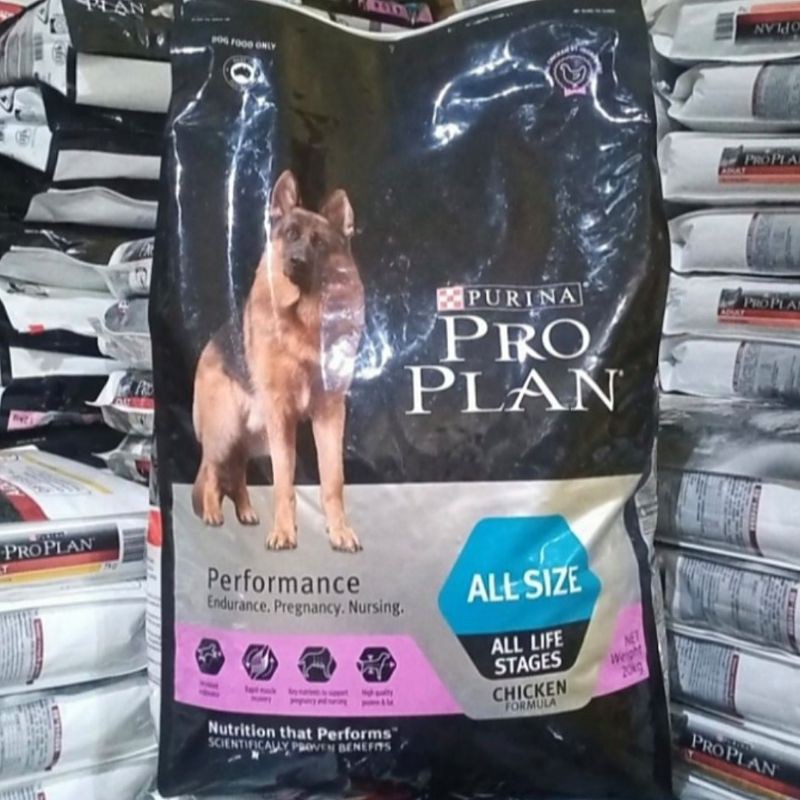 Purina Pro Plan Performance 20kg | Dog Food Proplan All size