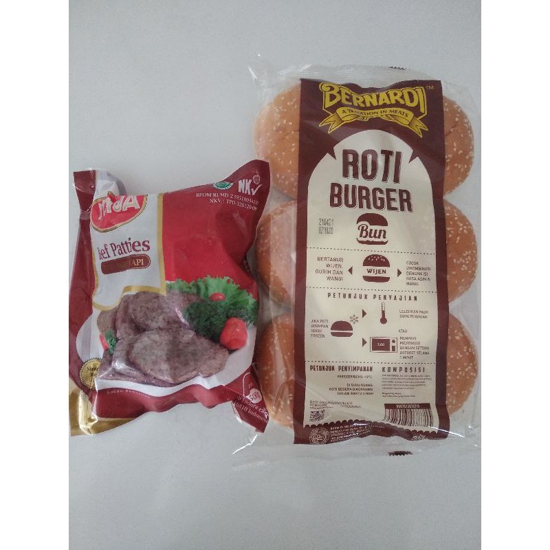 

Roti Burger Bernardi + Yona BeefPatties