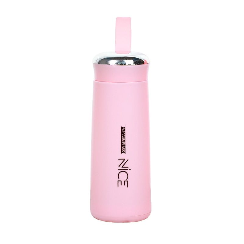 BOTOL MINUM GELAS KACA VACUMM FLASK NICE 400ML BPA FREE (FREE KOTAK)