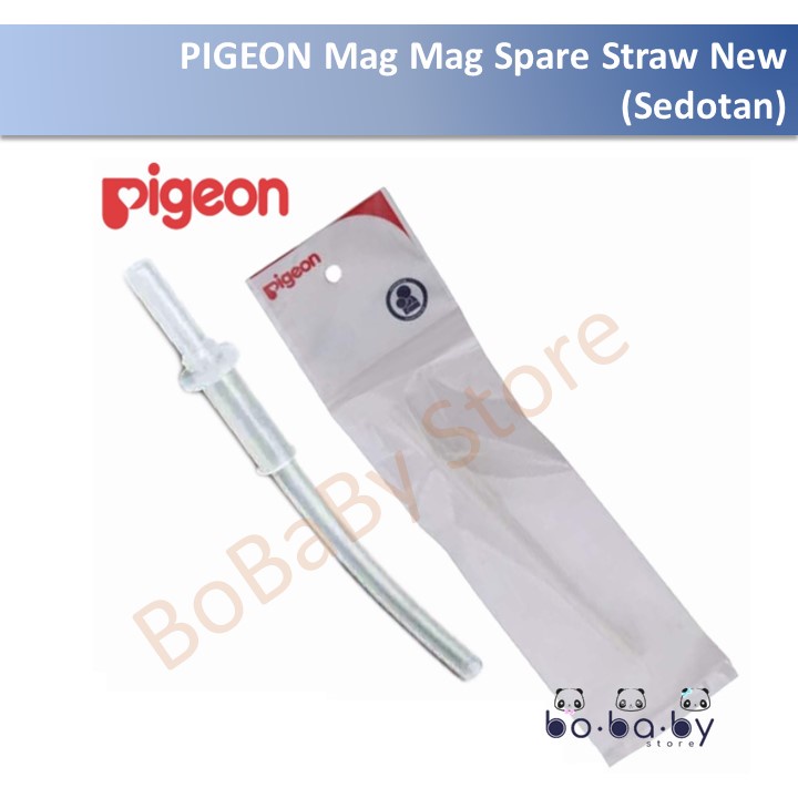 Pigeon Mag-Mag / Mag Mag / Magmag / Petite Spare Straw White (Sedotan)