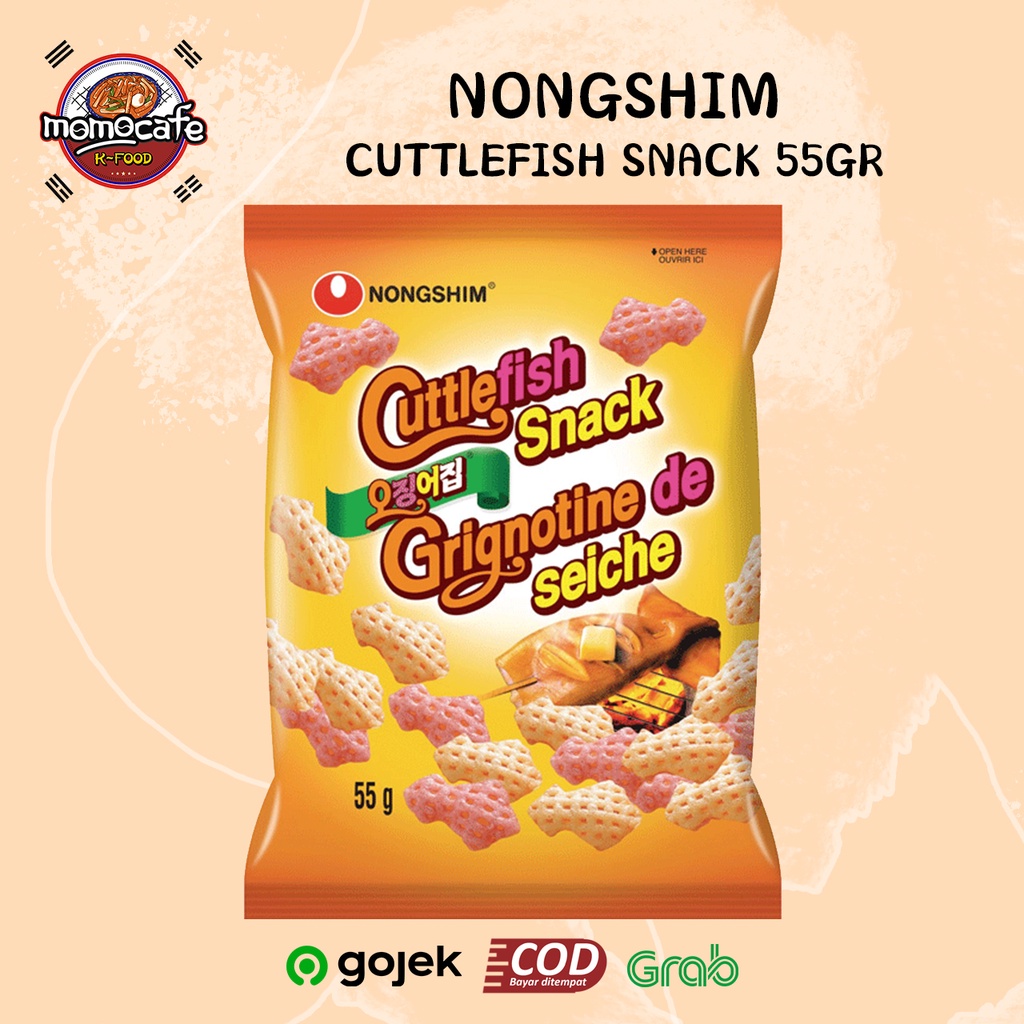 

Nongshim Cuttlefish Snack Korea Rasa Cumi Cumi Bakar 55g