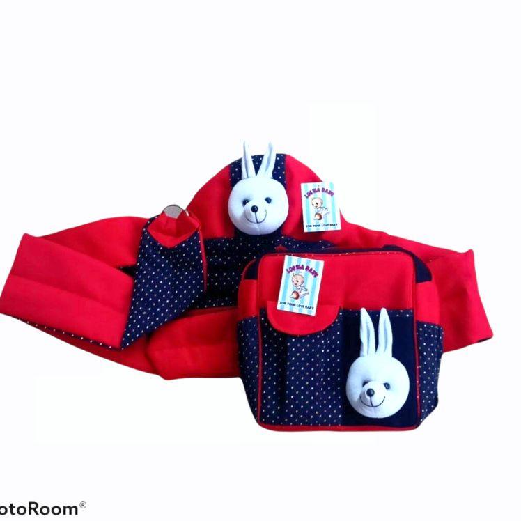 Spesial Update gendongan bayi topi kerut &amp; tas bayi kecil (1 set)
