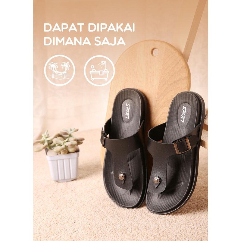 Sandal Fashion Samono SFF008 Anti Licin Sendal Jepit Pria 39-40