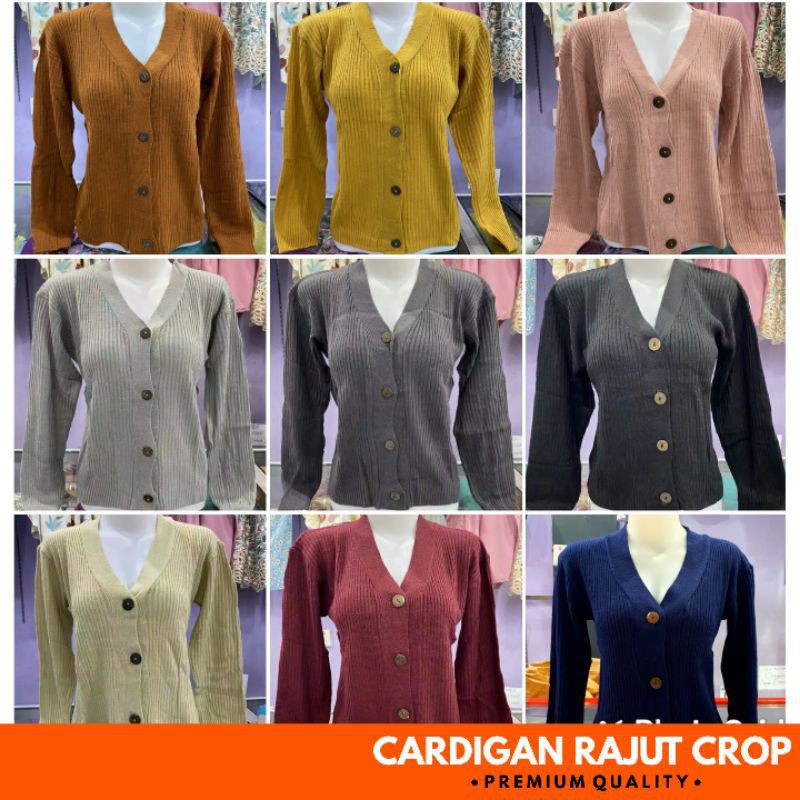 KARDIGAN RAJUT WANITA /KARDIGAN RAJUT WANITA CROP/KARDIGAN CROP MURAH/SAFIRA CROP