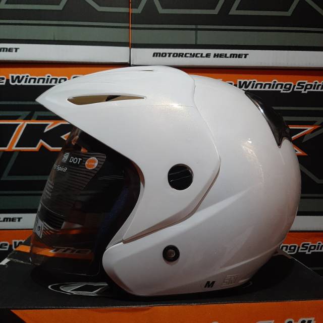 

HELM INK CX22 SOLID WHITE / INK CX22 POLOS PUTIH