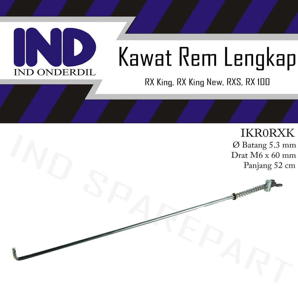 Kawat-Tiang-Lidi-Gantar Rem Belakang RX King Lama-Old/RXKing New