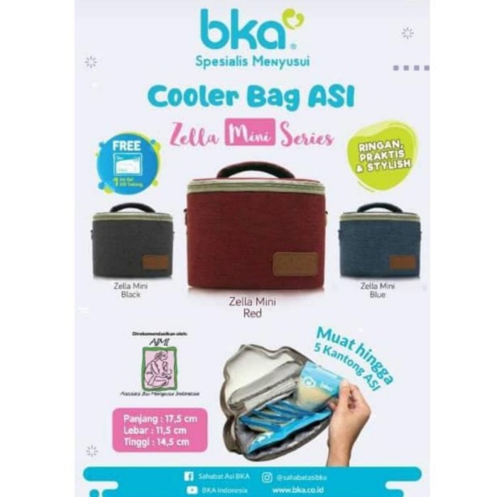 BKA Zella Mini Coolerbag Tas ASIP Breastmilk Thermal Bag