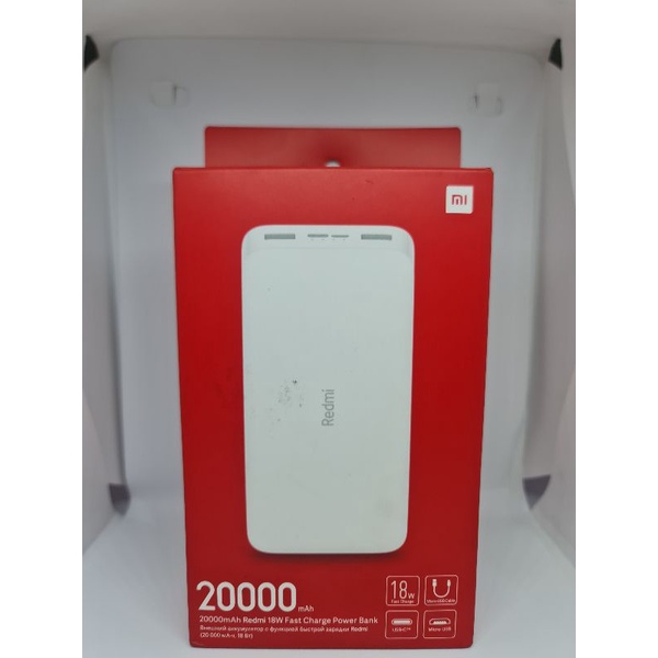 Power Bank Xiaomi Redmi 20000mAh 18W Fast Charging Powerbank ORI ORIGINAL