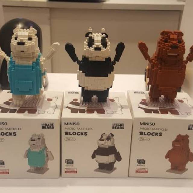Miniso building block we bare bears