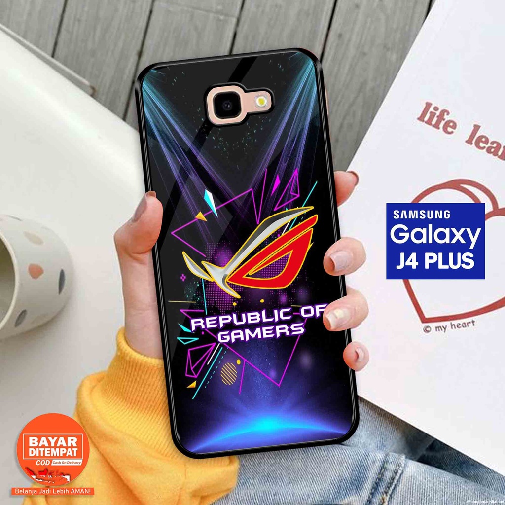 Untung Case Samsung J4 Plus [ Fold 14 ] - Hardcase Samsung J4 Plus  - Softcase Samsung J4 Plus - Cas