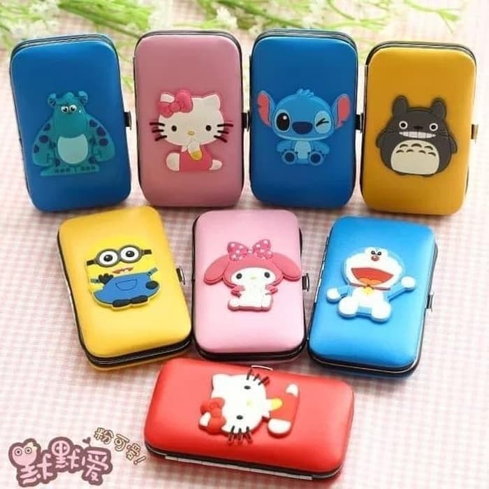 Alat Manicure Set Menicure Pedicure Meni Pedi Hello Kitty HK Doraemon