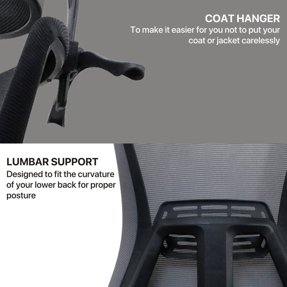 Fantech OCA258 / OC-A258 Kursi Kantor Office Chair