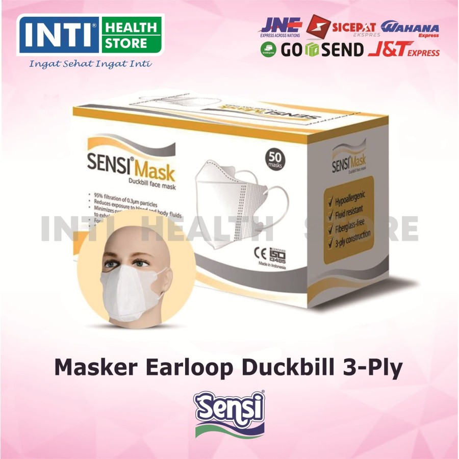 SENSI | Masker Duckbill 3 Ply | Masker Sensi Duckbill | Sensi Mask