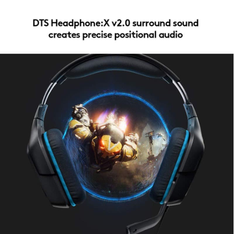 Logitech G431 7.1 Surround Sound Gaming Headset with DTS Headphone