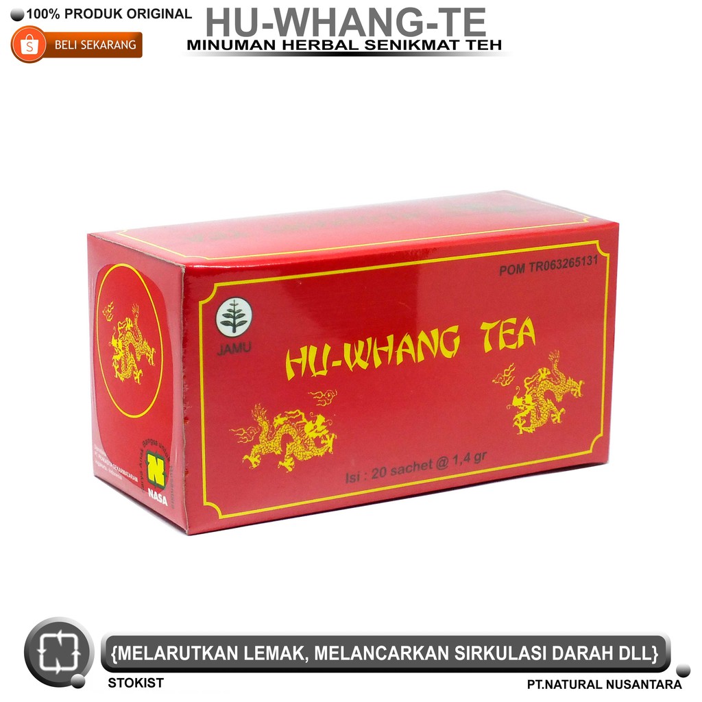 

HU WHANG TEA (TEH HERBAL PENURUN BERAT BADAN ORIGINAL NASA 100 %)