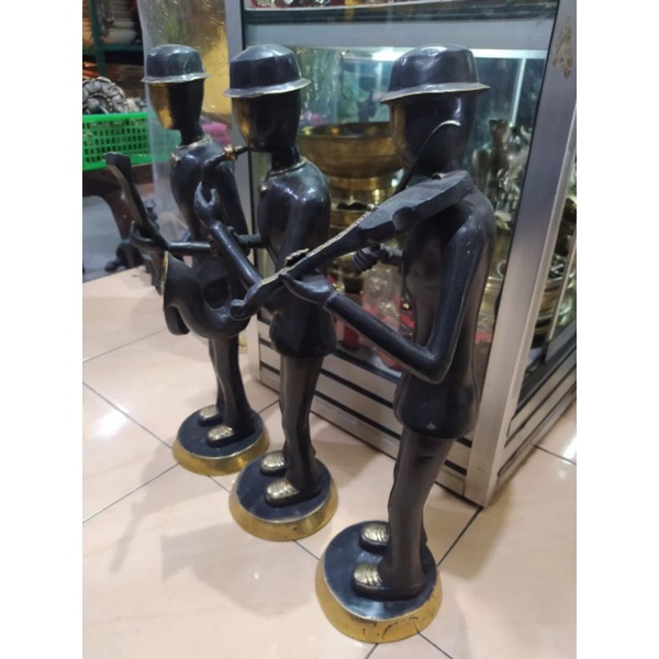 

patung pemusik 1 set