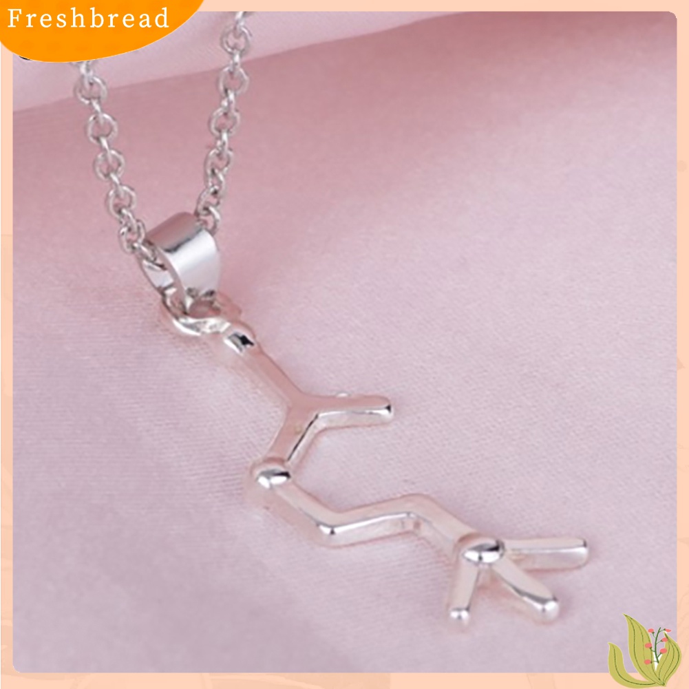 Kalung Dengan Liontin Molekul DNA Serotonin Dopamine Acetylcholine Biochemistry