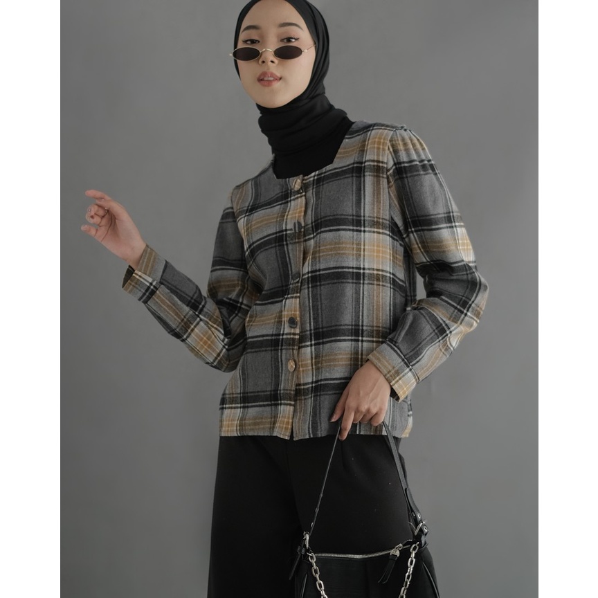 Myrubylicious HALSA FLANEL SHIRT KODE 3119