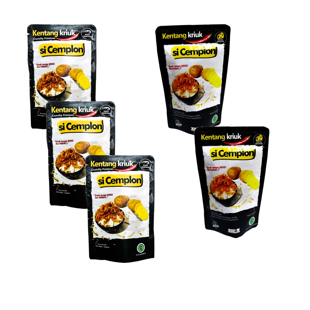 

si Cemplon Kentang Promo Bundling 5 Pcs Rasa Seafood dan Keju Bakar