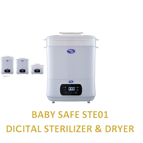 Baby Safe Digital Sterilizer &amp; Dryer STE01 / BabySafe Steril