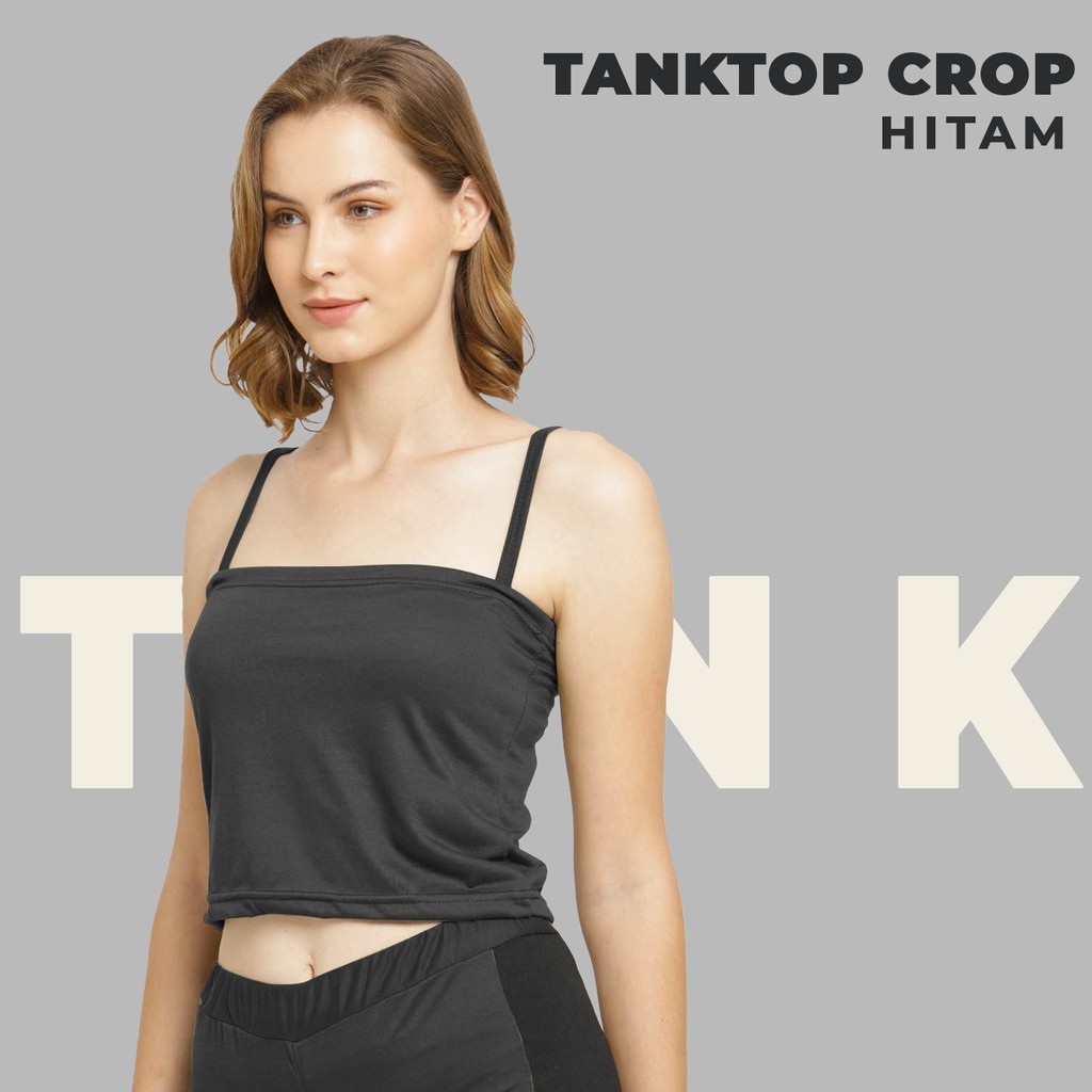 Tanktop NH08 / Tanktop Tali Polos NH08/tanktop crop wanita - YELONIX