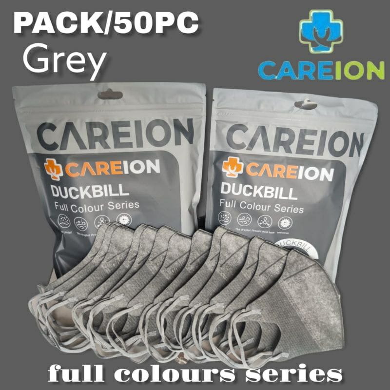 Masker Duckbill Warna Careion isi 50 Pcs / Masker duckbil full collour series