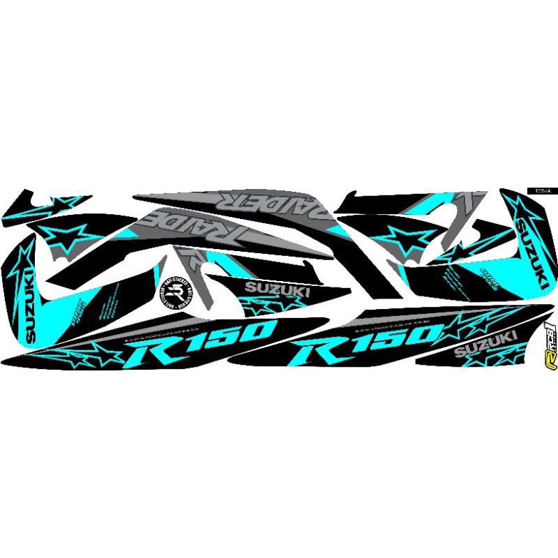 STRIPING VARIASI SATRIA FU BARONG / STICKER LIS MOTOR SATRIA FU 150 eps2008 2009 2010 2011 2012 2013