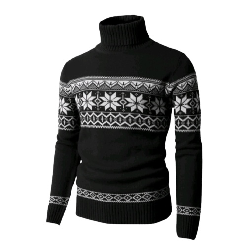 pojoksweater.id - Sweater Rajut Long Neck Blacky Tribal Kualitas Terbaik Pojok Sweater