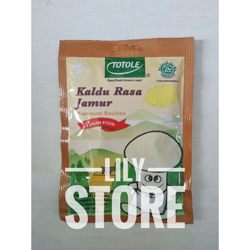 

Totole Vegan Food Kaldu Rasa Jamur 40gr 40 Gram