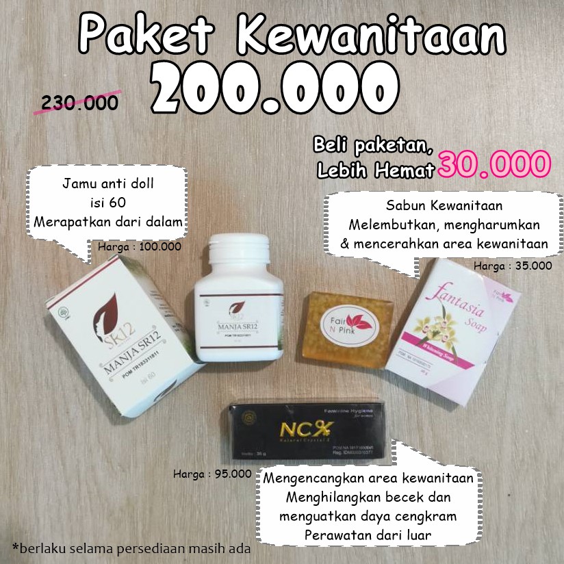 paket kewanitaan