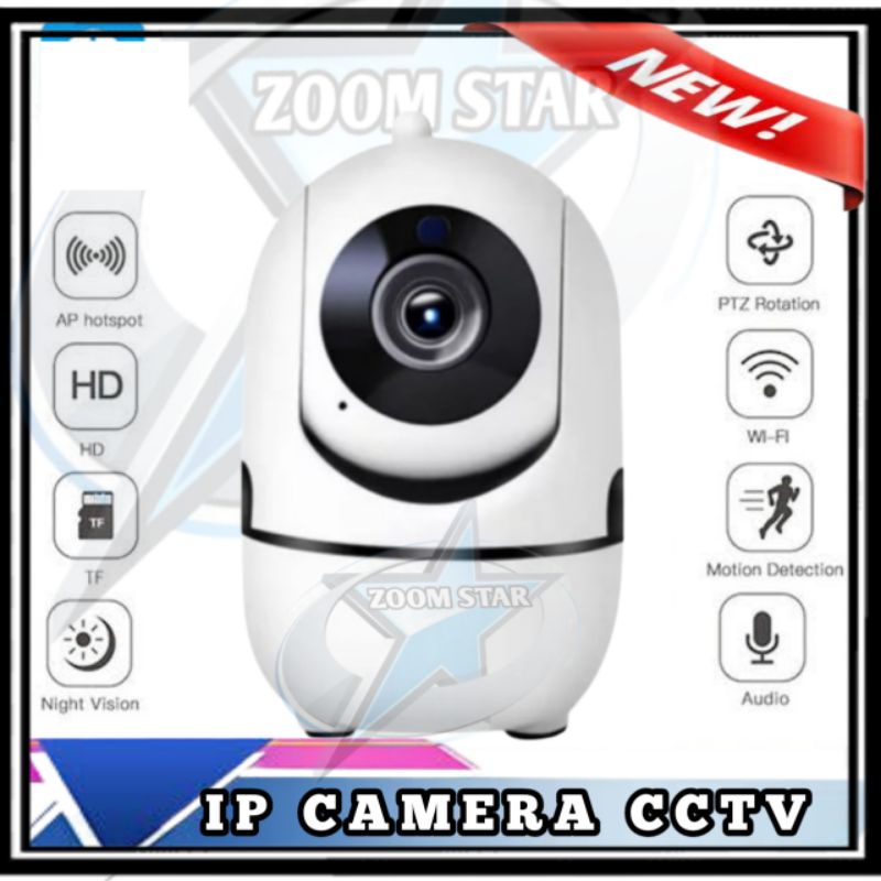 IP Camera CCTV Auto Tracking YCC365 Wifi / Wireless