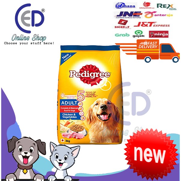 MAKANAN ANJING PEDIGREE CHICKEN 3KG