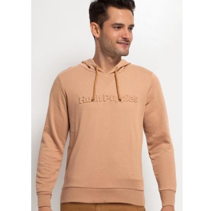 Hoodie Pria Hush Puppies Papie Original - Camel, S Gamilanaura7