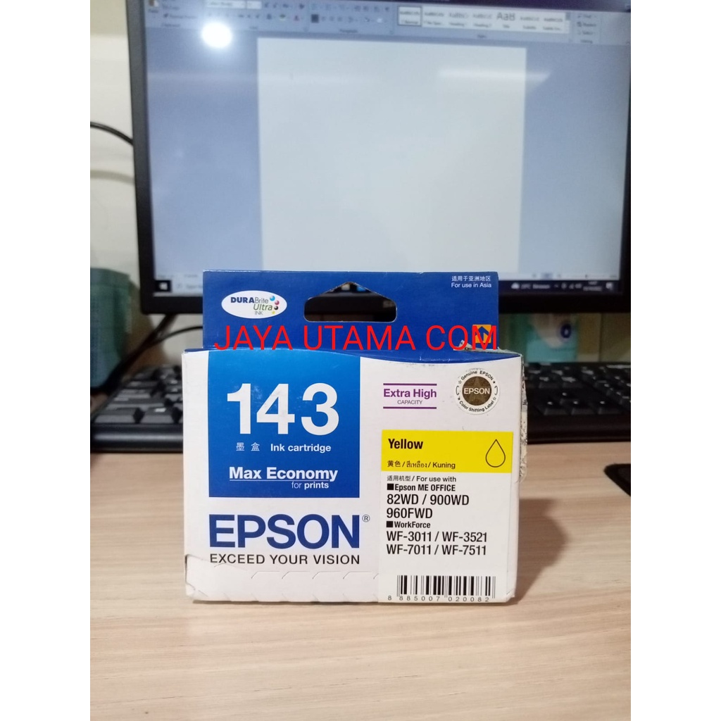 TINTA EPSON 143 YELLOW ORIGINAL (EXP 2020)