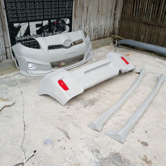BEMPER Bodykit YARIS 2009 - 2014 Apdatasi TRD Sportivo BODY KIT