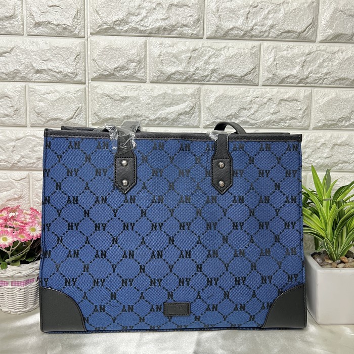 New MLB Blue Large Capacity Totes Hyuna Style