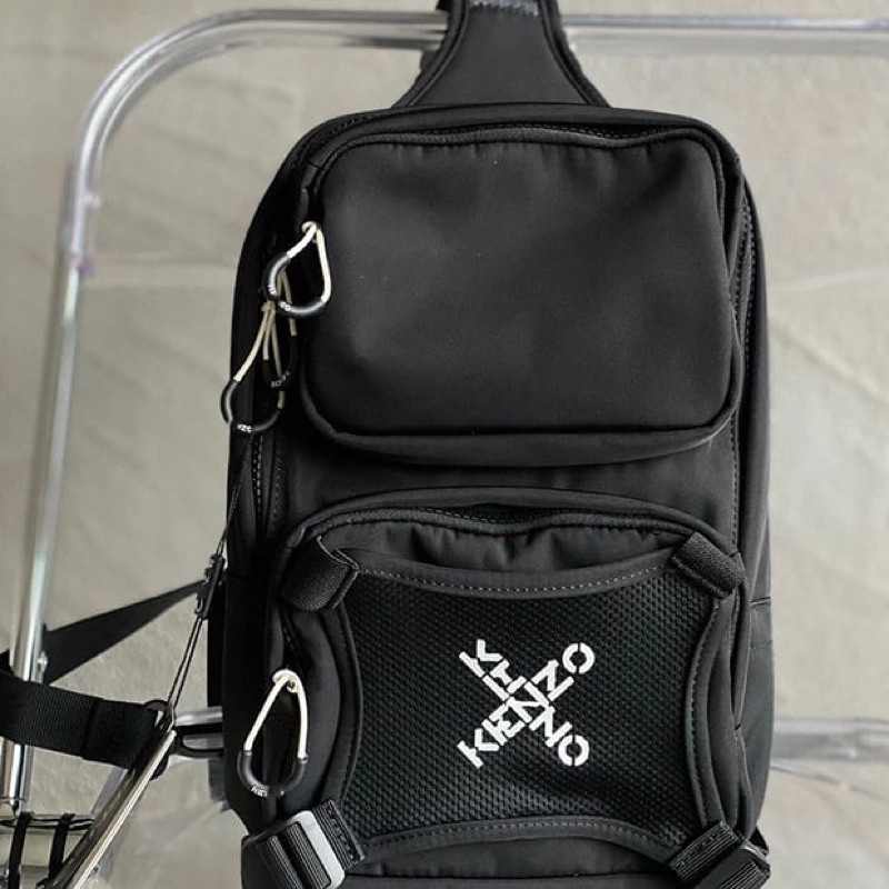 [BEST SELLER] Slingbag Tas Selempang KZ Pria CrossBlack Sport New Edition Original 100% Authentic Bisa Gojek/Grab